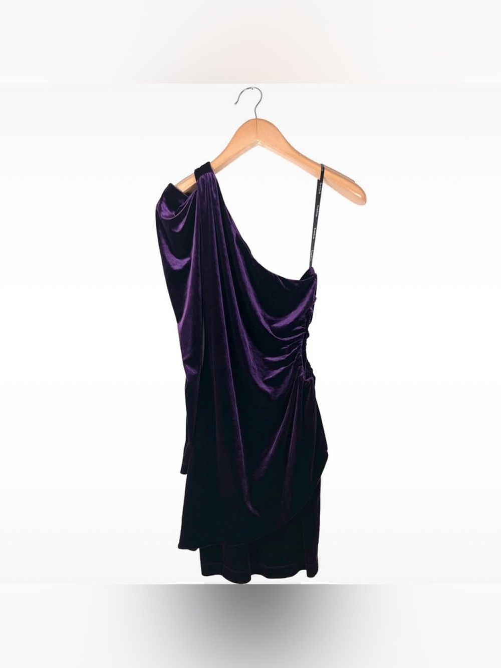 Vintage Y2K Bebe Women’s Medium Purple Velvet Cutout Club Party Dress